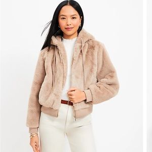 Faux Fur Bomber Jacket